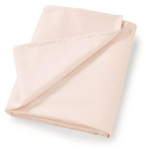 Lenzuolo con angoli beige in raso di cotone 275x275 cm Cotton Sateen – Bianca