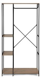 Set di mobili da ingresso nero in acciaio 90x170x40 cm Aris – Bonami Essentials