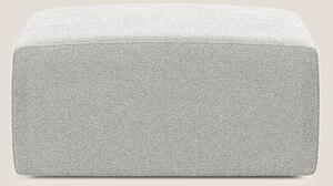 Nettuno modulo pouf in morbido tessuto bouclè T07 grigio