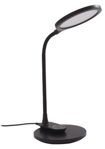 Lampade da tavolo Lindby, Valtaria, dimmerabile, Nero, Studio / Ufficio, Plastica, Moderno
