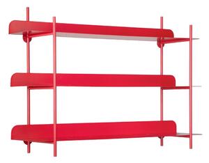 Mensola rossa in metallo con ripiani multipli 60 cm Cool Retro – PT LIVING