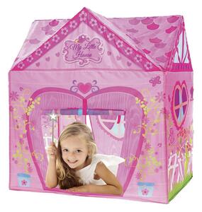 Tenda da Gioco per Bambini 95x72x105 cm Struttura in Plastica Tubolare Sweet Dreams Rosa