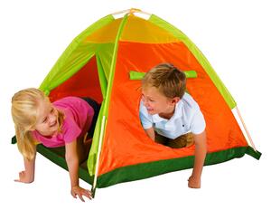 Tenda da Gioco per Bambini 112x112x94 cm Struttura in Plastica Tubolare Avventura Multicolore