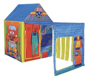 Tenda da Gioco per Bambini 150x75x110 cm Struttura in Plastica Tubolare Autolavaggio Multicolore