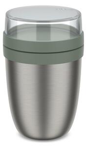 Borraccia termica argentata/color salvia in acciaio inox 500 ml Ellipse – Mepal