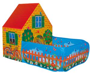 Tenda da Gioco per Bambini 150x90x110 cm con Apertura Pop-Up Garden House Multicolore