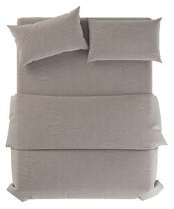 Set copripiumino e federa grigio chiaro/grigio tortora in lino per letto singolo 135x200 cm Natural – Native Natural