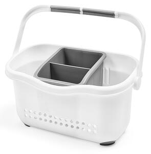 Cestino bianco e grigio per lavello Caddy - Addis