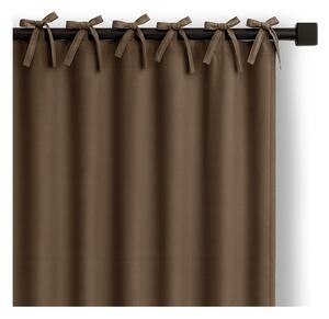 Tenda parzialmente oscurante marrone 140x250 cm Carli Tie – Restilo