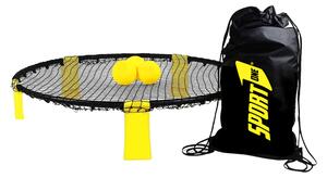 Set Bounching Ball da Esterno con Trampolino Ø90 cm Nero/Giallo