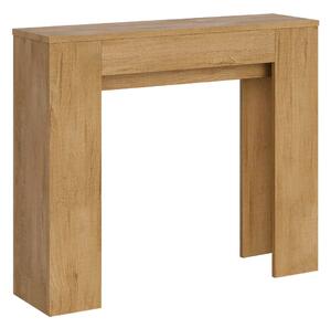 Consolle Allungabile 90x25/181 cm Pannelli in Nobilitato Slick Quercia Natura