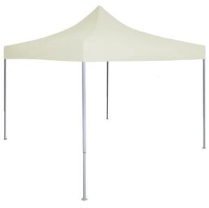 Gazebo Professionale Pieghevole 3x6 M Acciaio Bianco