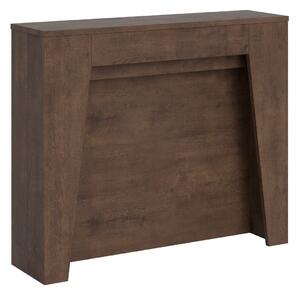 Consolle Allungabile 90x25/211 cm Pannelli in Nobilitato Anea Noce