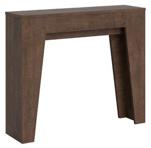 Consolle Allungabile 90x25/181 cm Pannelli in Nobilitato Narrow Noce