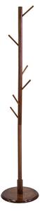 Appendiabiti a Stelo H164 cm in Legno di Bamboo Noce