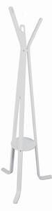 Appendiabiti a Stelo 50xh170 cm in Compensato di Legno di Betulla Bianco