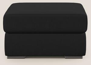 Sun pouf apribile contenitore in microfibra smacchiabile T11 nero