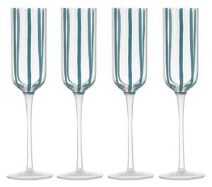 Set di bicchieri da bollicine 4 pz 180 ml Stripe – Ladelle