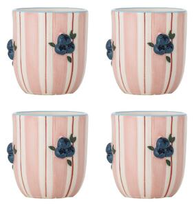 Tazzine in set per cappuccino rosa in ceramica 4 pz 235 ml Carry – Bloomingville