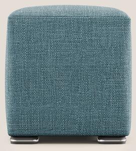 Cube pouf in morbido tessuto impermeabile ad intreccio melangiato T06