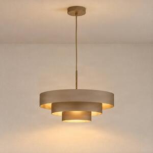 Lampada a sospensione Trio Domiluce, dimmerabile, Crema / Ambra, Soggiorno / Sala da pranzo, Metallo, Moderno, Lampada a sospensione