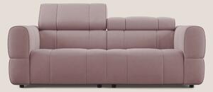 Giotto Divano modulare con opzione relax elettrico in microfibra effet