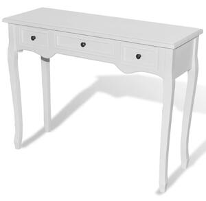 280055 vidaXL Consolle da Trucco Nero 79x30x74 cm in Legno