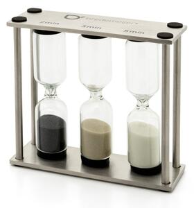 Timer a clessidra argentato Duet – Bredemeijer