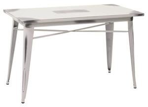 Tavolo New Bristol 120x60xh76 cm in Ferro Bianco Antico