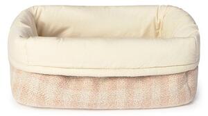 Cesta per giochi da bambino rosa chiaro in tessuto 30x20x20 cm Swan Rose – Lorena Canals
