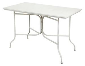 Tavolo Rettangolare 120x65xh76 cm in Ferro Bianco