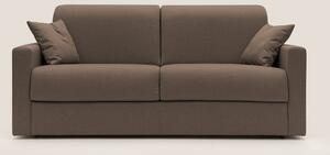 Chris Divano letto matrimoniale in tessuto impermeabile T13 marrone