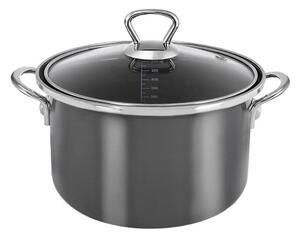Pentola in smalto con coperchio incluso 5 l Metalic – Orion