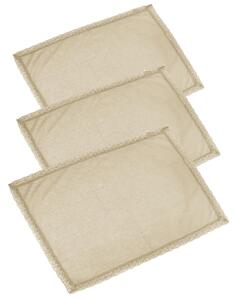 Set 3 Canovacci da Cucina 50x70 cm Amelie Beige