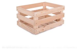Scatola di colore naturale in legno 42x29x22 cm Apple Box – Rojaplast