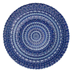 Centrotavola da Cucina Ø40xh4 cm in Ceramica Blu