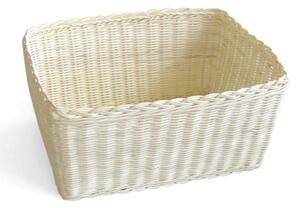 Cestina Rettangolare 37xh18x27 cm in Rattan Naturale
