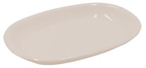 Piatto Ovale 36x25xh4 cm in Gres Porcellanato Romeo Crema