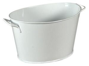 Secchiello per Ghiaccio 36x24xh20 cm in Acciaio Bianco