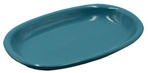 Piatto Ovale 36x25xh4 cm in Gres Porcellanato Romeo Turchese