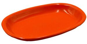 Piatto Ovale 36x25xh4 cm in Gres Porcellanato Romeo Arancione