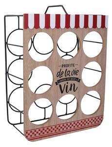 Portabottiglie 8 Posti 30x16xh41 cm in Legno