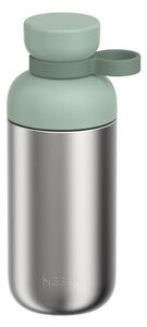 Bottiglia argentata/color salvia in acciaio inox 500 ml Vita – Mepal