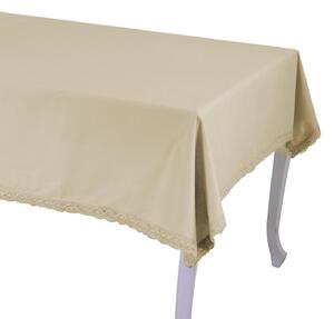 Tovaglia Quadrata 140x140 cm in Cotone 180 GSM Amelie Beige