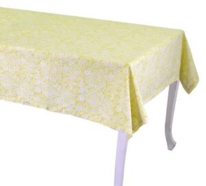 Tovaglia Rettangolare 140x240 cm in Cotone 180 GSM Flora Jaquard Lime