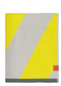 Set di asciugamani gialli in spugna in cotone organico 2 pz 40x55 cm Diagonal - Mette Ditmer Denmark