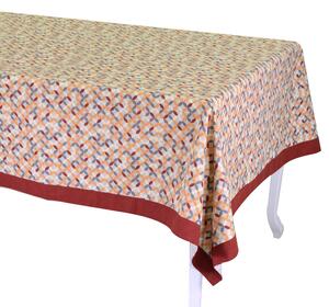Tovaglia Rettangolare 140x180 cm in Cotone 180 GSM Optical Bordeaux