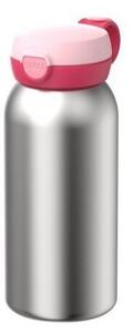 Thermos da bambini rosa/argentato in metallo 500 ml Campus – Mepal