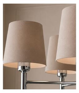 BRILAGI - Lampadario a stelo MONTE 5xE27/60W/230V beige/cromo lucido