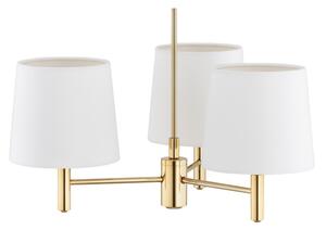BRILAGI - Lampadario su asta MONTE 3xE27/60W/230V crema/oro
